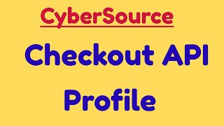 Demo  how to create Secure Acceptance Checkout API  SOP profile  cybersource tutorials [upl. by Llenyaj]