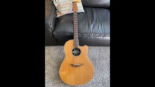 Ovation Balladeer special s771 Demo [upl. by Justus]