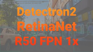 Detectron2 RetinaNet R50 FPN 1x [upl. by Lazare649]