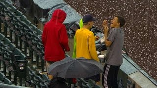 LADCOL Golfball sized hail delays game in Colorado [upl. by Cosetta]