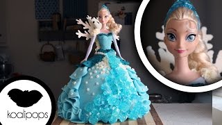 How to Make a Frozen Elsa Cake  Become a Baking Rockstar [upl. by Denie]