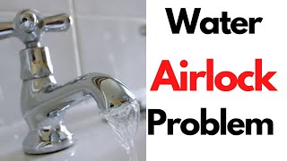 Air lock problem in water pipes  how to remove air from water pipes cookhealthywithritu [upl. by Aymer]