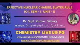 SLATER RULE EFFECTIVE NUCLEAR CHARGE [upl. by Oihsoy]