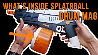 How To Take Apart SPLATRBALL GUN DRUM MAG  Gel Blasters SRB1200 amp 800 Round Magazine Fix amp Repair [upl. by Gombach]