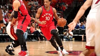 DeMar DeRozan Drops 40 Points in Miami  March 23 2017 [upl. by Helmer]