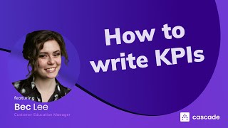 How To Write KPIs In 4 Simple Steps  Template [upl. by Liddy149]