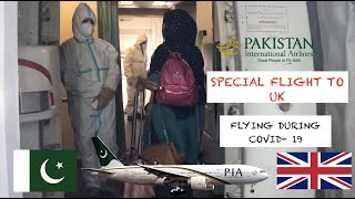 EMERGENCY SPECIAL FLIGHT  PAKISTAN INTERNATIONAL AIRLINE ISLAMABAD  MANCHESTER [upl. by Marlin]