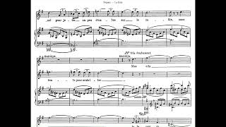 Henri Duparc La fuite 1871 with score [upl. by Silberman695]