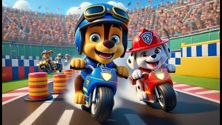 Paw Patrol Ultimate Rescue  CHASE x MARSHALL On The Track  Very Funny Story  Rainbow 3 [upl. by Haduhey524]