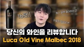 당와리16편 당신의 와인을 리뷰합니다 quot Luca Old Vine Malbec 2018 quot [upl. by Rekcut]