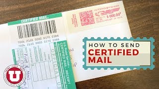 How To Send Certified Mail [upl. by Illil732]