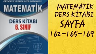 6SINIF MATEMATİK ATA YAYINLARI SAYFA 162165169  MATEMATİK DERS KİTABI  MATEMATİK KİTABI [upl. by Yehtomit]