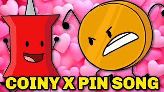 Coiny X Pin Song Animated Music Video Battle For Dream Island Again [upl. by Adnilema883]