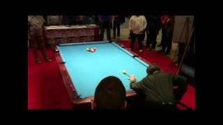 Casino Billiards Exhibition Game Mika Immonen vs Johnny Archer Rack 01 [upl. by Rriocard]