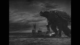 Godzilla Raids Again1955 News flash HD [upl. by Anelrahc848]