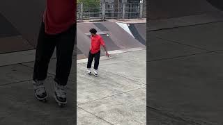 One clip in puyallup WA skatepark skate inlineskating gawds gawdsskate inlineskate [upl. by Ellenad493]