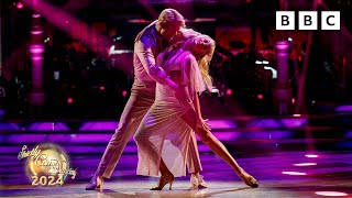 Tasha Ghouri and Aljaz Skorjanec Rumba to What I Was Made For from Barbie ✨ BBC Strictly 2024 [upl. by Hestia]