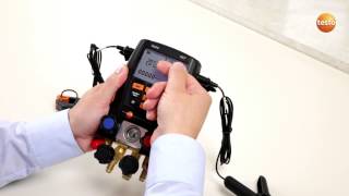 Digital manifold testo 557 Selecting measurement modes 44  Be sure Testo [upl. by Tuck]