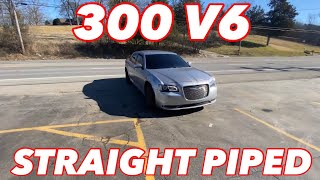 2016 Chrysler 300 S V6 DUAL EXHAUST w STRAIGHT PIPES [upl. by Binette]