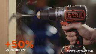 BLACKDECKER ®  Trapano avvitatore a batteria brushless 18V [upl. by Idnil]