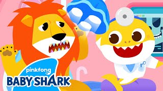 Ouchie What Brings You Here Lion  Compilation  Baby Shark Doctor Episode  Baby Shark Official [upl. by Kong]