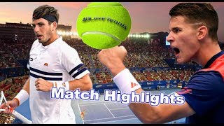 Dominic Thiem vs Cameron Norrie ACAPULCO 2018 R1 [upl. by Allwein]