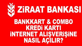 Ziraat Bankası Bankkart İnternet Alışverişine Nasıl Açılır 3D Securi [upl. by Anaihk]