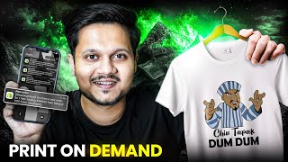 I Tried Print On Demand Challenge For 12 Hours Shocking Results 🔥 [upl. by Airebma]