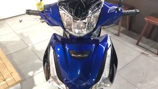 Honda Wave 125i New 2019  walkaround Blue [upl. by Anselm]