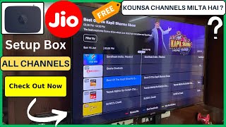 Ultimate Overview Live TV Channels On Jio Fiber Setup Box  Jio TV Plus jiotv jio [upl. by Fishback]