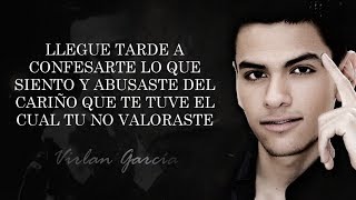 LETRA ¨GRACIAS POR HACERME FUERTE¨  Virlan García Lyric Video [upl. by Bing]