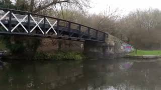 The beginning of the Slough Arm of the Grand Union Canal [upl. by Aihsenrad777]