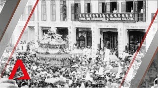 Rare Footage of Singapore from 1900s  Funeral of Lim Ho Puah  Singapore On Film [upl. by Vogeley387]