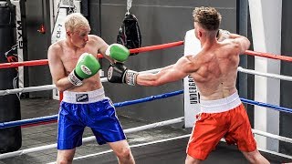 BOXING MATCH Joe Weller Vs Malfoy [upl. by Akinor]