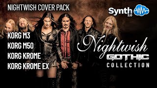 NIGHTWISH GOTHIC COLLECTION SOUND BANK  KORG M3  M50  KROME  EX [upl. by Jew]