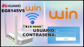 Como cambiar el usuario y contraseña de mi router Huawei EG8145V5  WIN [upl. by Yniar]