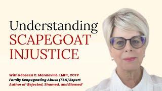 Scapegoat Injustice Understanding the Pain of Family Scapegoating Abuse FSA scapegoat cptsd [upl. by Lot577]