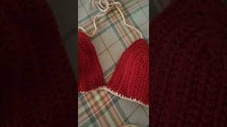 Swimwear Crochet crochet tiktok crochetpatterns knitting handmade cute diy [upl. by Adlog]