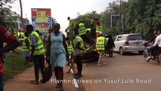 NAM summit Kampala city beautification works [upl. by Ahsienar218]