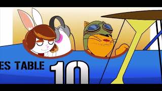 Times Tables Toons  World Tour 10x [upl. by Noslen324]