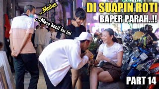 VIRAL DI SUAPIN ROTI SAMA CEWEK CANTIK BAPER PARAH VIRAL TIKTOK PART 14 [upl. by Gaye]