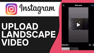 How to Upload Landscape Video on Instagram Reels 2024 [upl. by Aenahs]