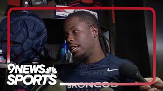 Broncos receiver Jerry Jeudy responds to Steve Smith Sr saga [upl. by Noerb]