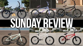 2023 SUNDAY COMPLETE BMX BIKES ALL BIKES REVIEWED [upl. by Skilken688]