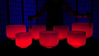 Relieve Tension Stress amp Worry  432Hz Crystal Bowls Healing Sound Bath [upl. by Bond917]