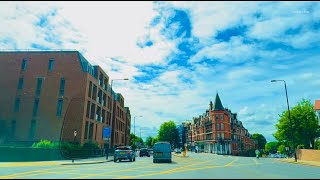 LONDON ENGLAND SUMMER DRIVE LONDON BARNET to BELSIZE PARK HAMPSTEAD  DRIVING BLOG  4K HDR [upl. by Anoval]