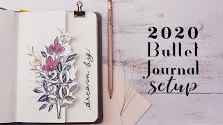 2020 Yearly Bujo Setup  How To Begin Bullet Journaling a Comprehensive Guide [upl. by Salta]