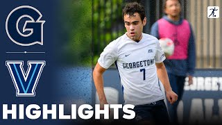 Georgetown vs Villanova  NCAA College Soccer  Highlights  October 18 2023 [upl. by Tildy]