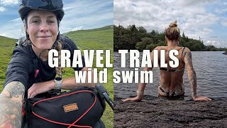 A HAIRY wild swim PLUS food for bikepacking [upl. by Padraic]