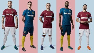 INTRODUCING THE 201819 WEST HAM UNITED HOME amp AWAY KITS [upl. by Malkah411]